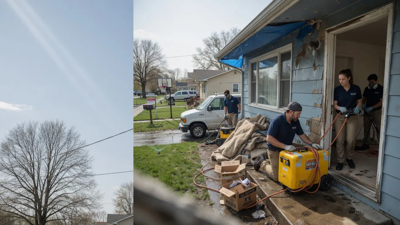Basement Flood Cleanup in Opolis, KS near me